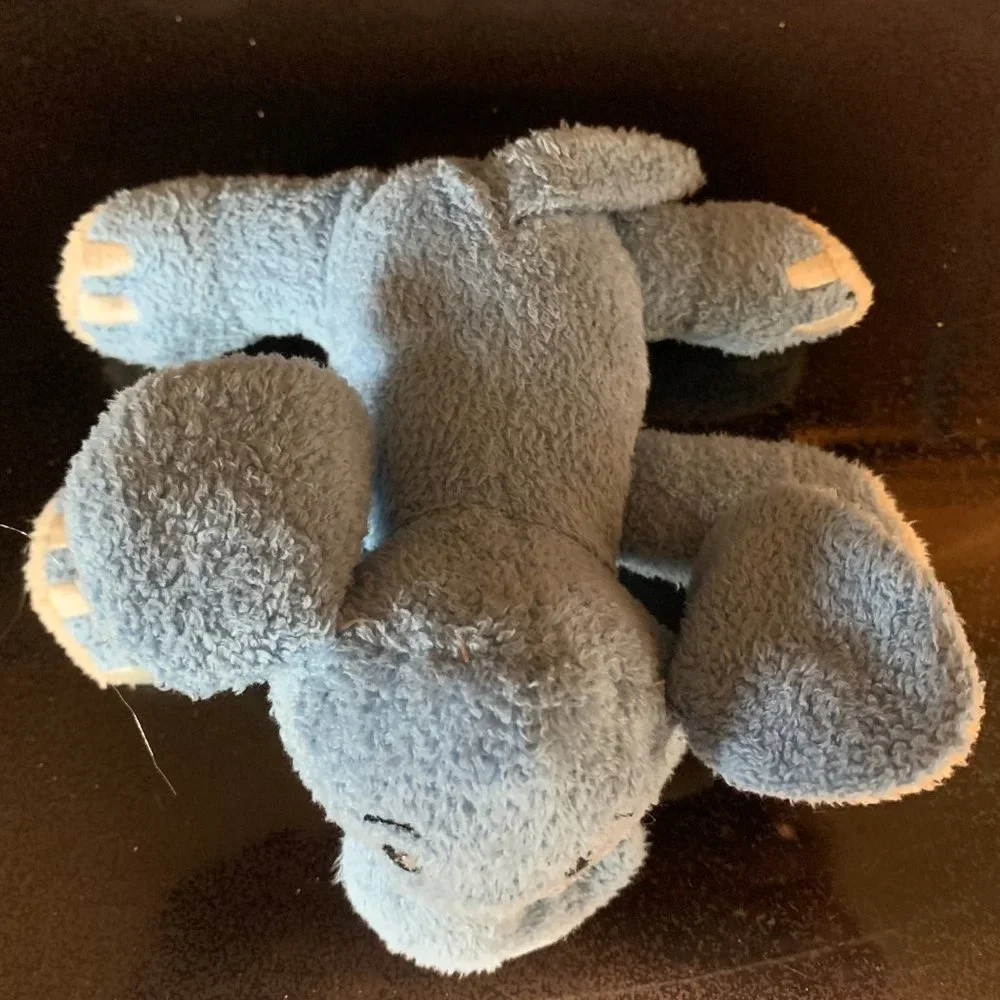 Blue baby elephant plush toy